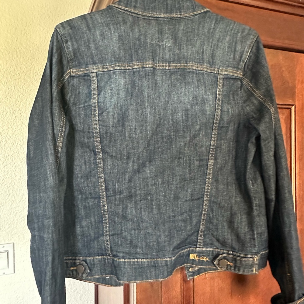 Kut from the Kloth Navy Denim Jacket - Picture 3 of 3